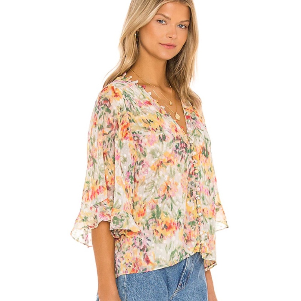 Misa Los Angeles Para Top in Bahara Floral